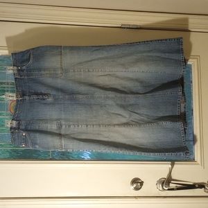 Cato long jean skirt size 16W